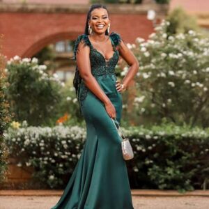 Evening Dress | Dress With Feathers