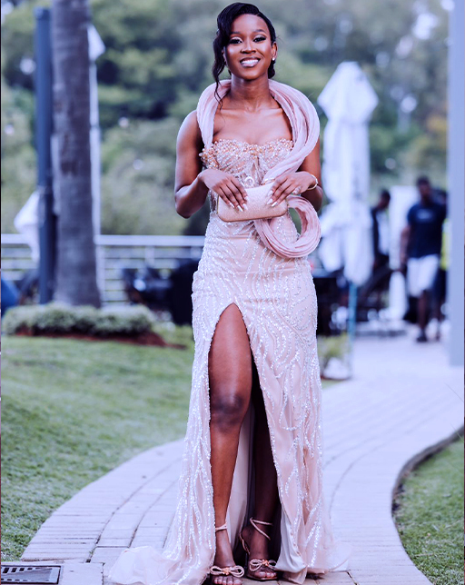 Champagne Sequin Dress | NellyNomsa