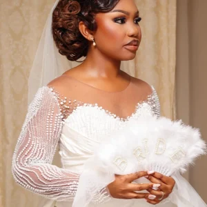 NHLA-White Wedding Dress