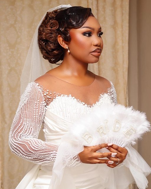 Nhla-white wedding dress